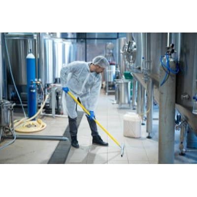 CIP clean-in-place sanitation system in a food plant