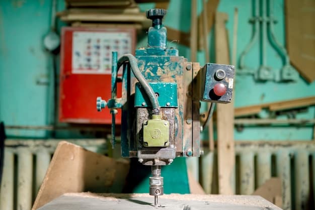 Industrial milling tool at local factory Manual lathe tools an