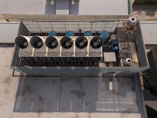 Outdoor row of Ventilatorschiller fan coil unit of Air conditioning