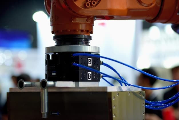 Close-up of machine part