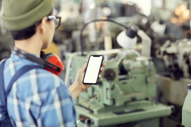 Controlling factory processes with smartphone app