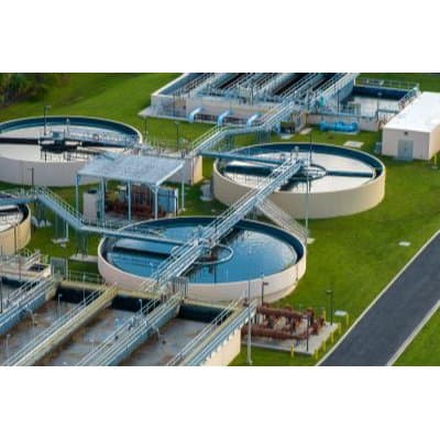Water and wastewater treatment plant with pump stations
